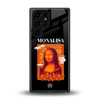 sassy mona lisa back phone cover | glass case for samsung galaxy s25 ultra