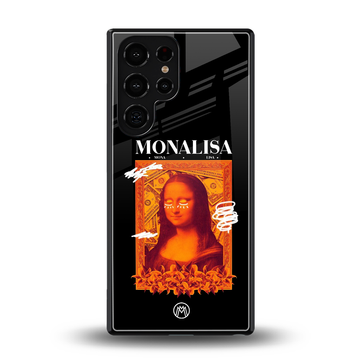 sassy mona lisa back phone cover | glass case for samsung galaxy s25 ultra