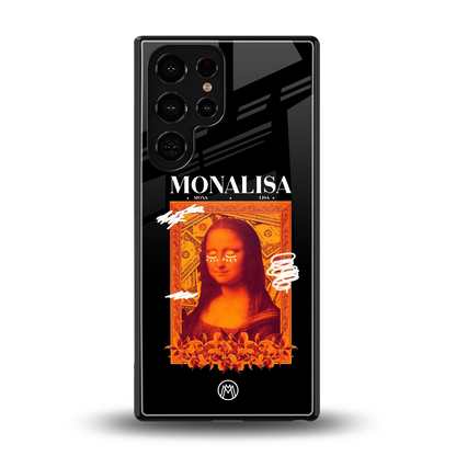 sassy mona lisa back phone cover | glass case for samsung galaxy s25 ultra