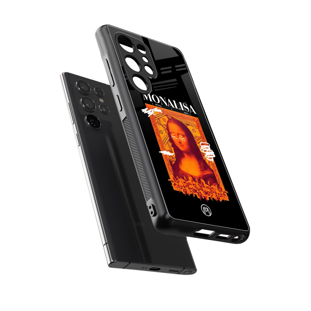 sassy mona lisa back phone cover | glass case for samsung galaxy s25 ultra