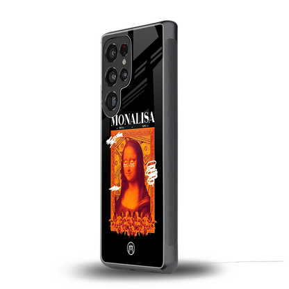 sassy mona lisa back phone cover | glass case for samsung galaxy s25 ultra