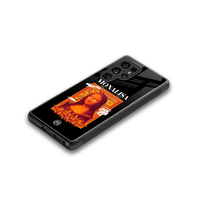 sassy mona lisa back phone cover | glass case for samsung galaxy s25 ultra