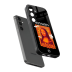 sassy mona lisa back phone cover | glass case for samsung galaxy s24 plus
