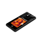 sassy mona lisa back phone cover | glass case for samsung galaxy s24 fe