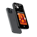 sassy mona lisa back phone cover | glass case for iphone 15
