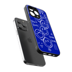 sassy smiley faces back phone cover | glass case for iphone 16 pro