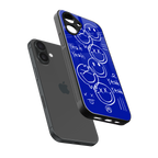 sassy smiley faces back phone cover | glass case for iphone 16