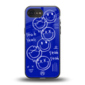 sassy smiley faces back phone cover | glass case for iphone 16e