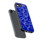 sassy smiley faces back phone cover | glass case for iphone 16e