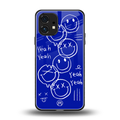 sassy smiley faces back phone cover | glass case for nothing phone 1