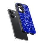 sassy smiley faces back phone cover | glass case for oneplus nord 3