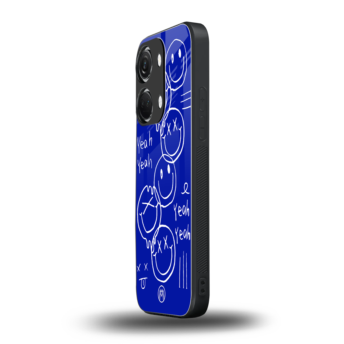 sassy smiley faces back phone cover | glass case for oneplus nord 3