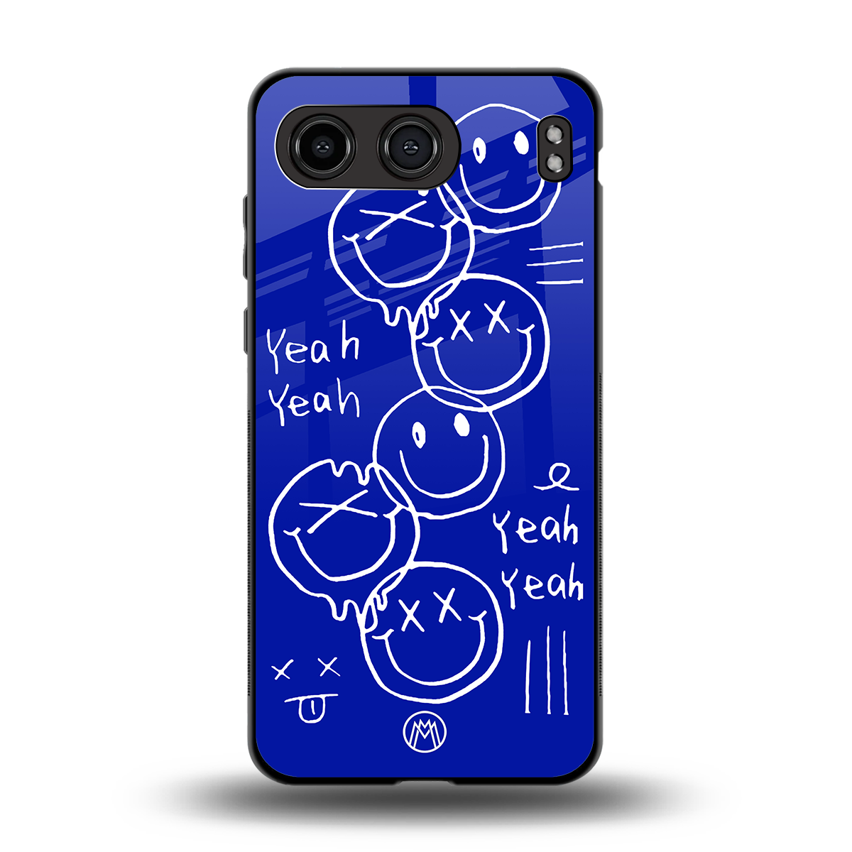 sassy smiley faces back phone cover | glass case for oneplus nord 4