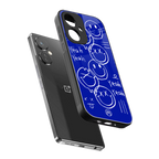 sassy smiley faces back phone cover | glass case for oneplus nord ce 3