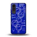sassy smiley faces back phone cover | glass case for oneplus nord ce 4 lite