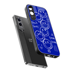 sassy smiley faces back phone cover | glass case for oneplus nord ce 4 lite