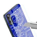 sassy smiley faces back phone cover | glass case for oneplus nord ce 4 lite