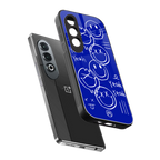 sassy smiley faces back phone cover | glass case for oneplus nord ce 4