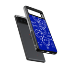 sassy smiley faces back phone cover | glass case for Google Pixel 6A