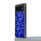 sassy smiley faces back phone cover | glass case for google pixel 6