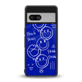 sassy smiley faces back phone cover | glass case for Google Pixel 7