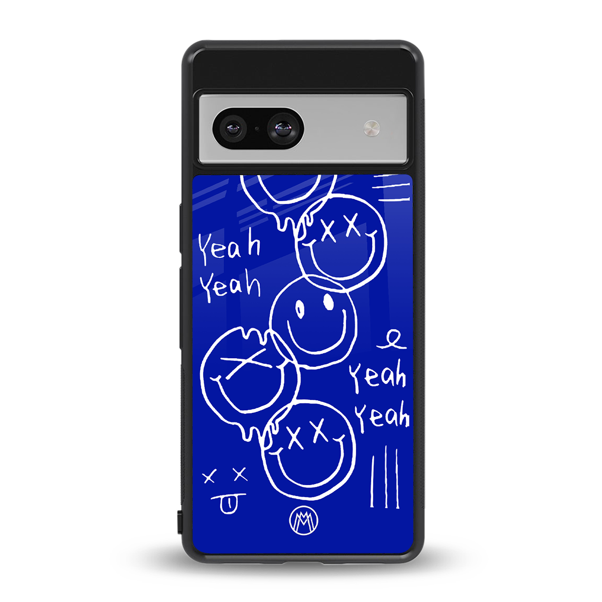 sassy smiley faces back phone cover | glass case for Google Pixel 7A