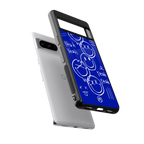 sassy smiley faces back phone cover | glass case for google pixel 8 pro