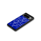 sassy smiley faces back phone cover | glass case for google pixel 8 pro