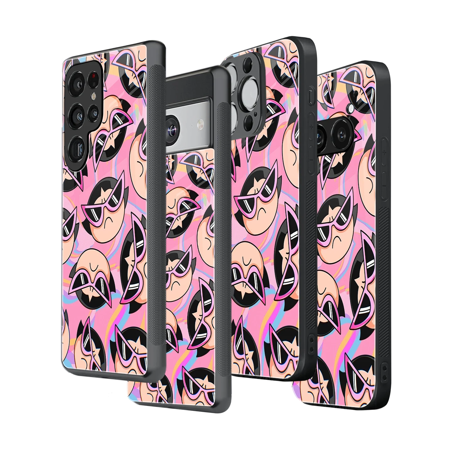 Stylish Glass Back Case for All Smartphones iPhone, Samsung, OnePlus, Pixel, Redmi, Oppo, Vivo, Motorola