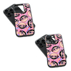 Trendy Glass Back Mobile Case for iPhone, Samsung, Redmi, OnePlus, Google Pixel, Motorola