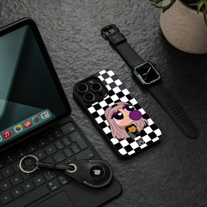 sassy chic powerpuff girls back phone cover | glass case for iphone 16 pro