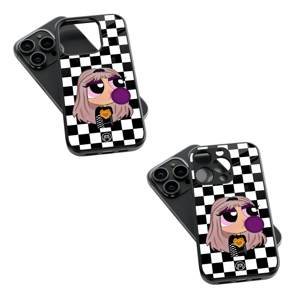 Trendy Glass Back Mobile Case for iPhone, Samsung, Redmi, OnePlus, Google Pixel, Motorola