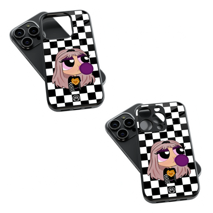 Trendy Glass Back Mobile Case for iPhone, Samsung, Redmi, OnePlus, Google Pixel, Motorola