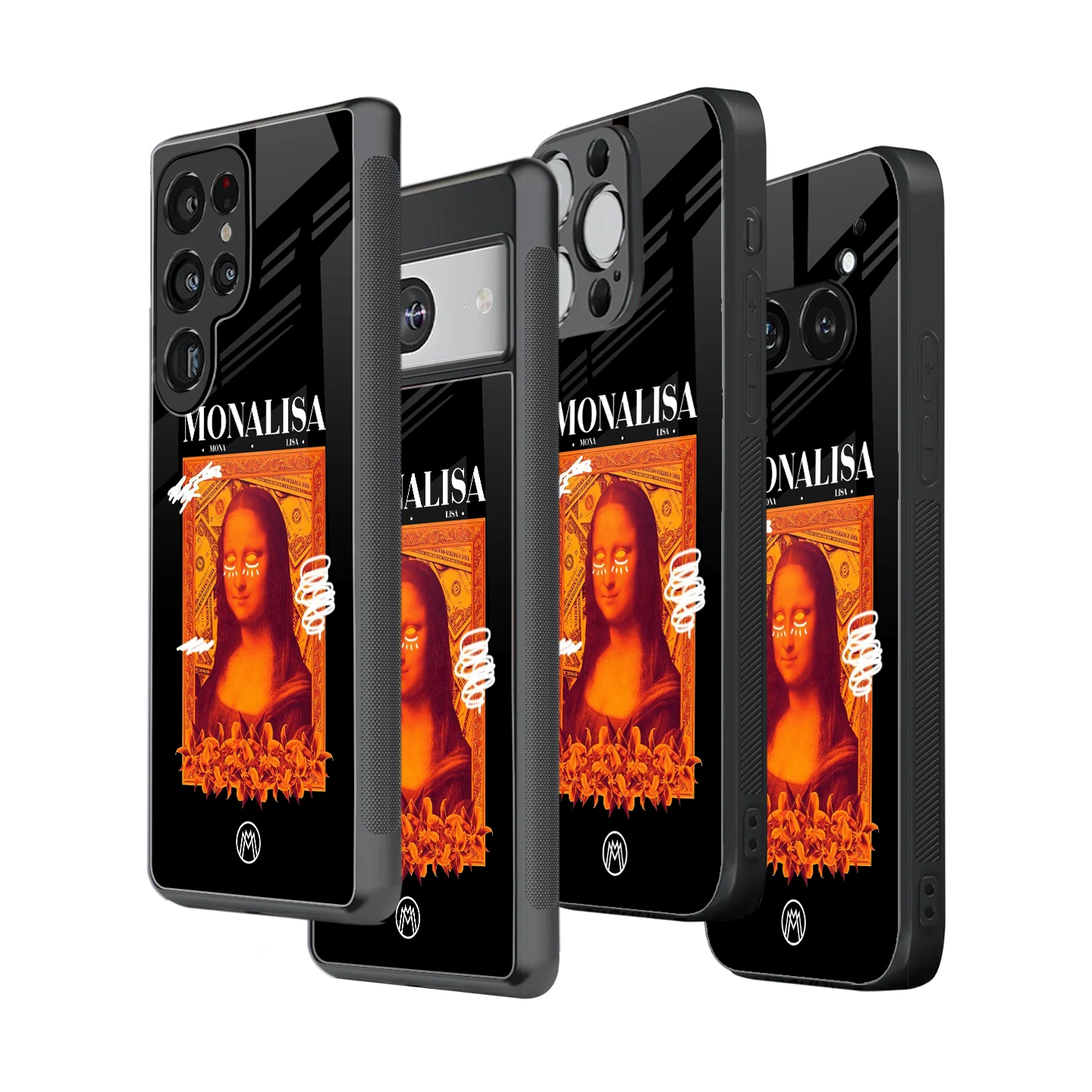 Stylish Glass Back Case for All Smartphones – iPhone, Samsung, OnePlus, Pixel, Redmi, Oppo, Vivo, Motorola