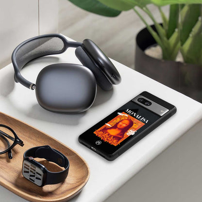 sassy mona lisa back phone cover | glass case for iphone 14