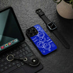 sassy smiley faces back phone cover | glass case for iphone 14 pro max