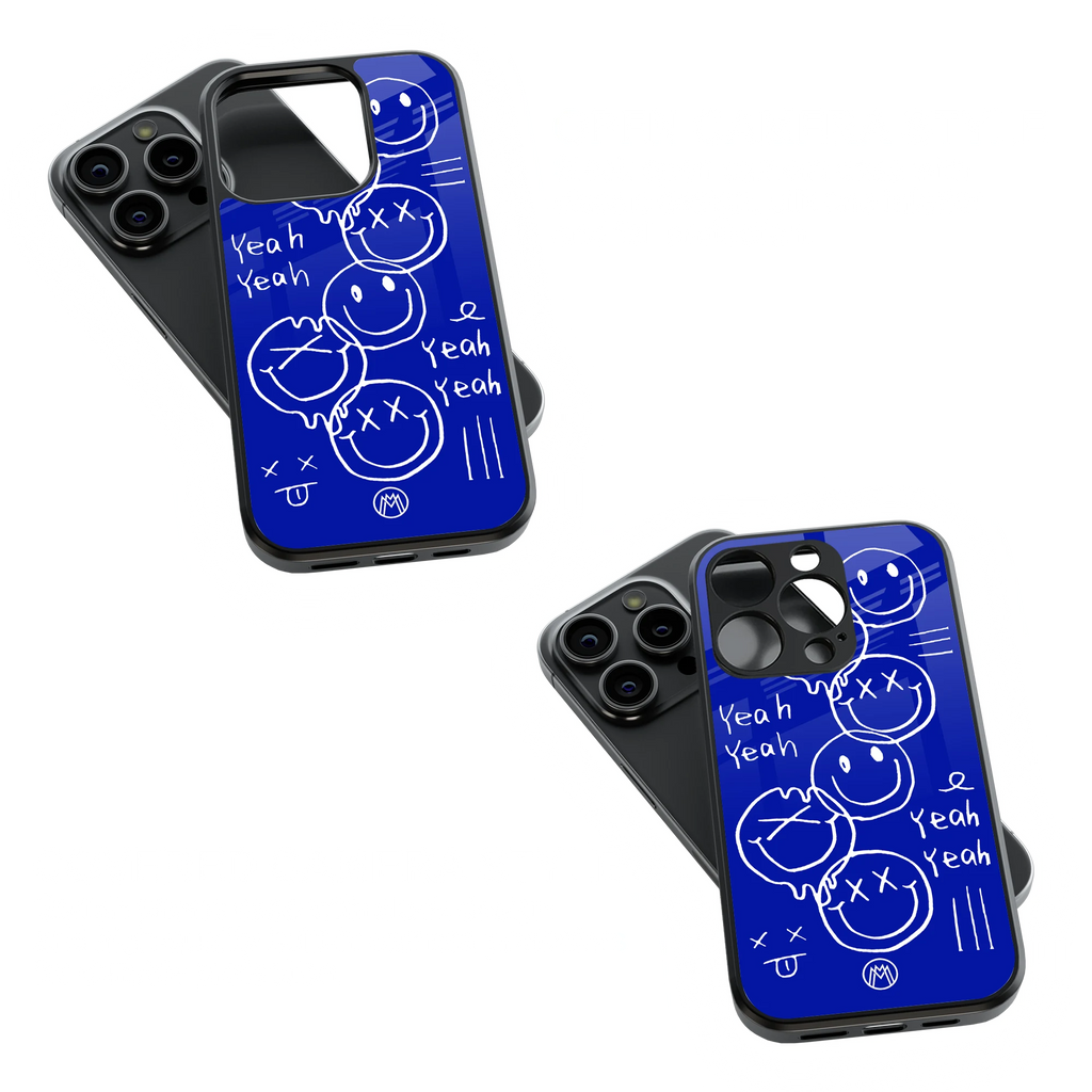 Trendy Glass Back Mobile Case for iPhone, Samsung, Redmi, OnePlus, Google Pixel, Motorola