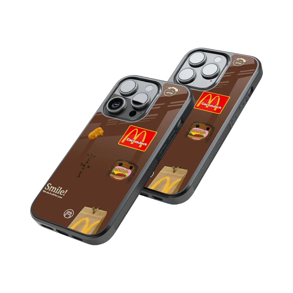 Protective Glass Back Phone Case Compatible with iPhone, Samsung, OnePlus, Pixel & More