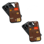 Trendy Glass Back Mobile Case for iPhone, Samsung, Redmi, OnePlus, Google Pixel, Motorola