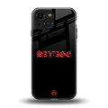 savage back phone cover | glass case for iphone 13 mini