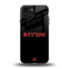 savage back phone cover | glass case for iphone 13 mini