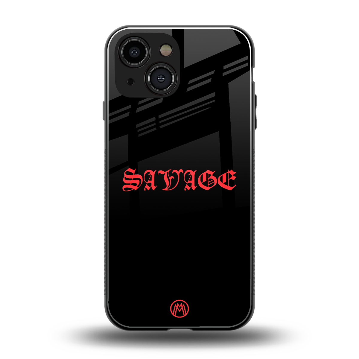 savage back phone cover | glass case for iphone 13 mini