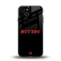 savage back phone cover | glass case for iphone 13