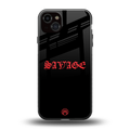 savage back phone cover | glass case for iphone 15 plus