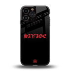 savage back phone cover | glass case for iphone 14 pro max