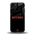 savage back phone cover | glass case for iphone 15