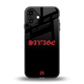 savage back phone cover | glass case for iphone 16 plus