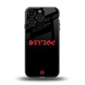 savage back phone cover | glass case for iphone 16 pro