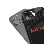 savage back phone cover | glass case for iphone 14 pro max
