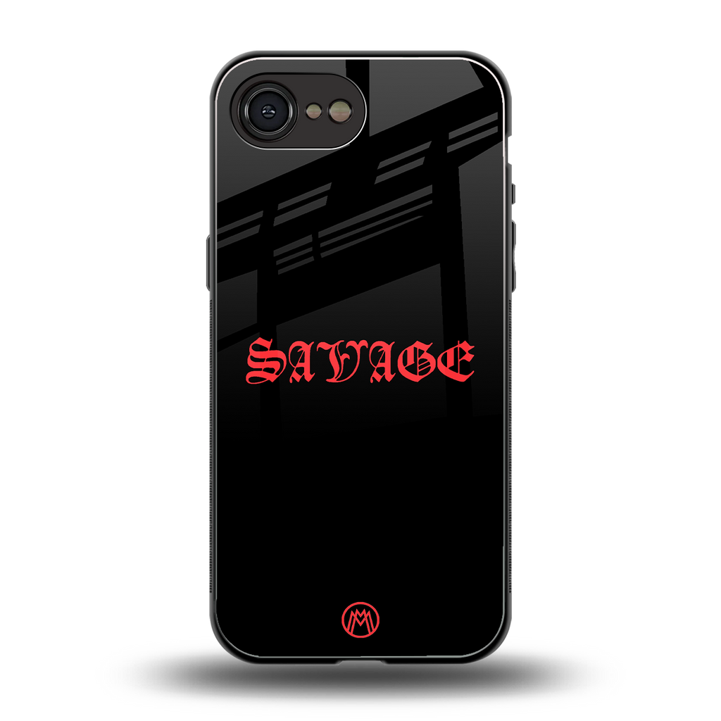savage back phone cover | glass case for iphone 16e